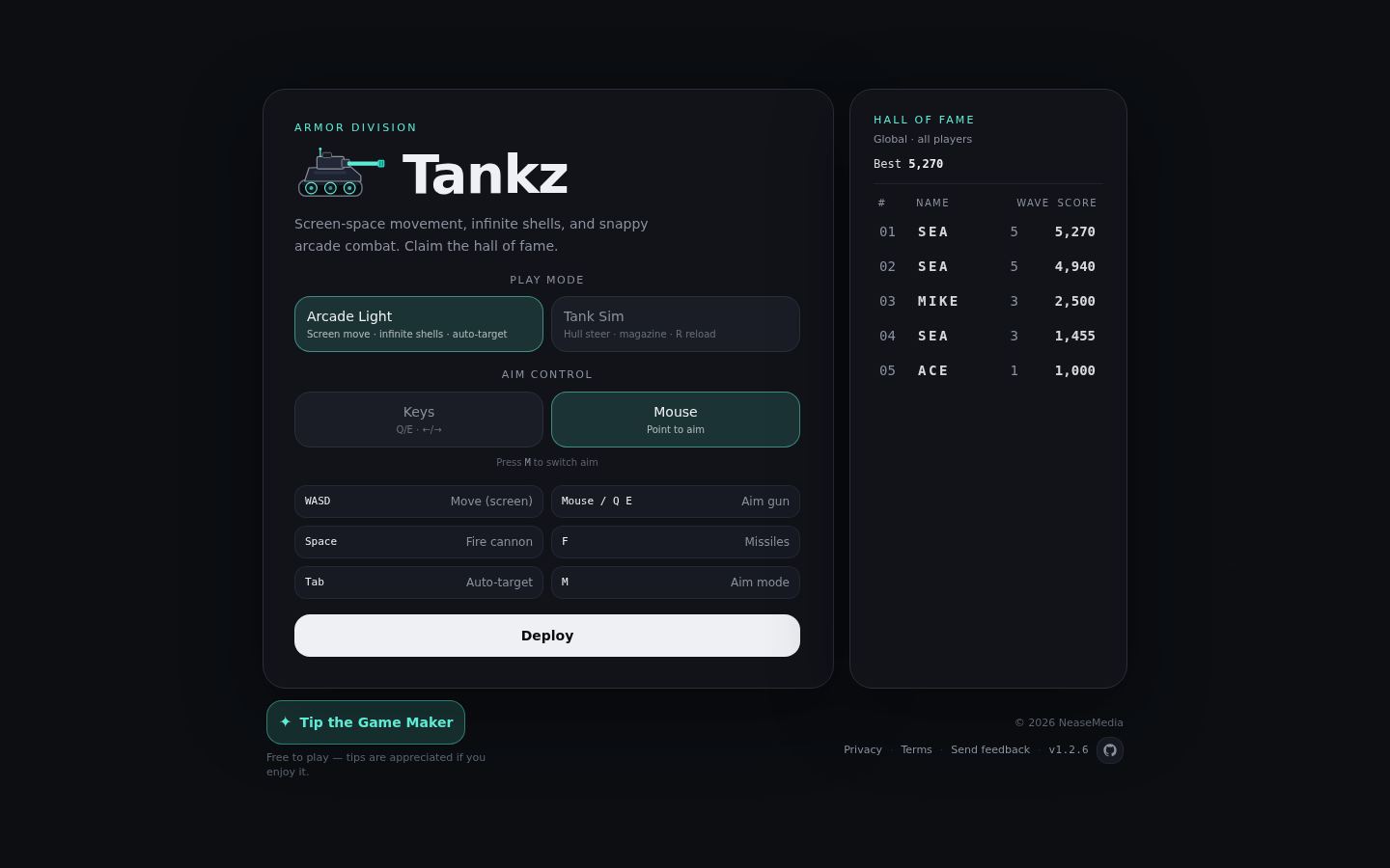 Tankz hero